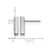 Rhodium-Plated 10K White Gold Polished Post Drop Earrings, 12.5 mm - View 4
