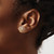 10K Tri-Color Gold Polished Rings Stud Earrings, 9.8 mm - View 3