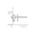 Rhodium-Plated 10K White Gold Polished Tiny Cross Stud Earrings - 10TE664W - View 3