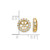 14K Yellow Gold 0.48ct Lab-Grown Diamond with 5.25 mm Opening Earring Jackets, 10 mm Long - View 3