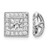 Rhodium-Plated 14K White Gold 0.336ct Lab-Grown Diamond with 4 mm Earring Jacket, 9.7 mm Long