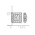 Rhodium-Plated 14K White Gold 0.48ct Lab-Grown Diamond with 4.75 mm Earring Jacket, 10.9 mm Long - View 3