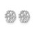 Rhodium-Plated 14K White Gold 0.06ct Lab-Grown Diamond with 4.5 mm Opening Earring Jacket, 6.6 mm Long - View 2