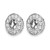 Rhodium-Plated True Origin 14K White Gold 0.96ct Lab-Grown Diamond for 5-5.5 mm Studs Earring Jackets, 12.2 mm Long - View 2