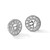 Rhodium-Plated True Origin 14K White Gold 0.96ct Lab-Grown Diamond for 5-5.5 mm Studs Earring Jackets, 12.2 mm Long - View 7