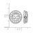 Rhodium-Plated True Origin 14K White Gold 0.98ct Lab-Grown Diamond for 6-6.5 mm Studs Earring Jackets, 13.5 mm Long - View 6