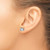 Rhodium-Plated 14K White Gold 2.5ct Lab-Grown Diamond Round Four Prong Heavyweight Stud Earrings, 7 mm - EM1006-250-WLG - View 3