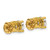 14K Yellow Gold 3ct Lab-Grown Diamond Round Four Prong Heavyweight Stud Earrings, 7.25 mm - EM1006-300-LG - View 4