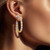 14K Yellow Gold 3ct Lab-Grown Diamond Round Four Prong Heavyweight Stud Earrings, 7.25 mm - EM1006-300-LG - View 7