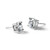 Rhodium-Plated 14K White Gold 3ct Lab-Grown Diamond Round Four Prong Heavyweight Stud Earrings, 7.25 mm - EM1006-300-WLD - View 7