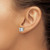 Rhodium-Plated 14K White Gold 4ct Lab-Grown Diamond Round Four Prong Heavyweight Stud Earrings, 8.1 mm - EM1006-400-WLD - View 3