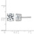 Rhodium-Plated 14K White Gold 4ct Lab-Grown Diamond Round Four Prong Heavyweight Stud Earrings, 8.1 mm - EM1006-400C-WLD - View 5