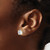 14K Yellow Gold 5ct Lab-Grown Diamond Round Four Prong Heavyweight Stud Earrings, 8.75 mm - EM1006-500C-LD - View 3