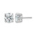 Rhodium-Plated 14K White Gold 5ct Lab-Grown Diamond Round Four Prong Heavyweight Stud Earrings, 8.75 mm - EM1006-500C-WLD