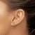 14K Yellow Gold 1.08ct Lab-Grown Diamond Round Four Prong Screwback Heavyweight Stud Earrings, 5.8 mm - View 3