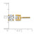 14K Yellow Gold 1.08ct Lab-Grown Diamond Round Four Prong Screwback Heavyweight Stud Earrings, 5.8 mm - View 5
