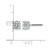 Rhodium-Plated 14K White Gold 3ct Lab-Grown Diamond Round Four Prong Screwback Heavyweight Stud Earrings, 7.25 mm - EM1006S-300C-WLG - View 6