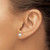 14K Yellow Gold 1.6ct Lab-Grown Diamond Round Three Prong Stud Earrings, 6 mm - EM1007-175-LG - View 3