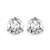Rhodium-Plated 14K White Gold 1.6ct Lab-Grown Diamond Round Three Prong Screwback Stud Earrings, 5.8 mm - View 3