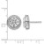 Rhodium-Plated 14K White Gold 1.526ct Lab-Grown Diamond Marquise Halo Stud Earrings - View 3