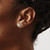 Rhodium-Plated True Origin 14K White Gold 0.72ct Lab-Grown Diamond Round Four Prong Heavy Weight Screw Back Stud Earrings, 5 mm - View 3