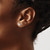 Rhodium-Plated True Origin 14K White Gold 0.329ct Lab-Grown Diamond Round Three Prong Heavy Weight Screw Back Stud Earrings, 3.5 mm Long - View 3