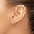 14K Yellow Gold 0.5ct Lab-Grown Diamond Princess Four Prong Stud Earrings, 3.5 mm - EM1018-050-LD - View 3