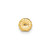 14K Yellow Gold 0.5ct Lab-Grown Diamond Princess Four Prong Stud Earrings, 3.5 mm - EM1018-050-LD - View 6