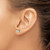14K Yellow Gold 1.518ct Lab-Grown Diamond Princess Four Prong Stud Earrings, 5 mm - EM1018-150C-LG - View 3
