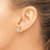 14K Yellow Gold 2.02ct Lab-Grown Diamond Princess Four Prong Stud Earrings, 5.5 mm - EM1018-200-LG - View 3