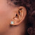 14K Yellow Gold 4ct Lab-Grown Diamond Princess Four Prong Stud Earrings, 6.9 mm - EM1018-400C-LD - View 3