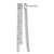 Rhodium-Plated 14K White Gold 1.85ct Lab-Grown Diamond Dangle Earrings, 40.55 mm
