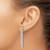 Rhodium-Plated 14K White Gold 1.85ct Lab-Grown Diamond Dangle Earrings, 40.55 mm - View 3