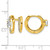 True Origin 14K Yellow Gold 0.634ct Lab-Grown Diamond Hinged Hoop Earrings, 13.2 mm - View 3