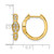 True Origin 14K Yellow Gold 0.348ct Lab-Grown Diamond Hinged Hoop Earrings, 16 mm - View 3