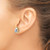 True Origin 14K Yellow Gold 6ct Lab-Grown Diamond Pear Four Prong Heavy Weight Stud Earrings, 12.6 mm - View 3