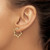 True Origin 14K Yellow Gold 0.488ct Lab-Grown Diamond Circular Stud Earrings, 19 mm - View 3