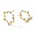 True Origin 14K Yellow Gold 0.488ct Lab-Grown Diamond Circular Stud Earrings, 19 mm - View 5