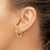 True Origin 14K Yellow Gold 0.52ct Lab-Grown Diamond Twisted Hinged Hoop Earrings, 16.22 mm - View 3