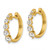 True Origin 14K Yellow Gold 1.008ct Lab-Grown Diamond Hinged Hoop Earrings, 17 mm - View 2