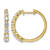 True Origin 14K Yellow Gold 1.628ct Lab-Grown Diamond Hinged Hoop Earrings, 22.2 mm