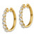 True Origin 14K Yellow Gold 1.628ct Lab-Grown Diamond Hinged Hoop Earrings, 22.2 mm - View 2