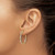 True Origin 14K Yellow Gold 0.763ct Lab-Grown Diamond J-Hoop Earrings, 23.3 mm - View 3