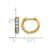14K Yellow Gold 0.35ct Lab-Grown Diamond Hinged Hoop Earrings, 11 mm - View 4