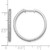 Rhodium-Plated 14K White Gold 0.567ct Lab-Grown Diamond Miligrain Hinged Hoop Earrings, 25.55 mm - View 4