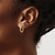 14K Yellow Gold 0.2ct Lab-Grown Diamond Hinged Hoop Earrings, 13 mm - View 3