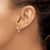 14K Yellow Gold 0.32ct Lab-Grown Diamond Hinged Hoop Earrings, 15 mm - View 3