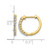 14K Yellow Gold 0.32ct Lab-Grown Diamond Hinged Hoop Earrings, 15 mm - View 4