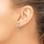 Rhodium-Plated 14K White Gold 0.2ct Lab-Grown Diamond Hinged Hoop Earrings, 16.65 mm - View 3