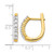 14K Yellow Gold 0.75ct Lab-Grown Diamond Hinged Hoop Earrings, 18.6 mm - View 4